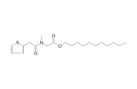 Sarcosine, N-(2-thiophenylacetyl)-, undecyl ester