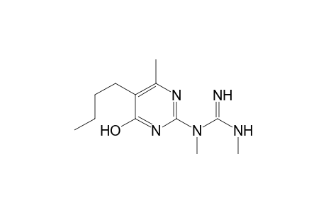 N,N-Dimethyl-N-(hydroxy-5-butyl-6-methyl-pyrimid-2-yl)guanidine