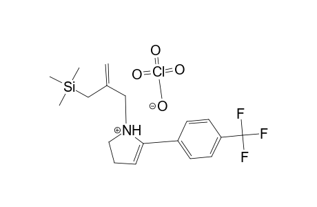 N-[3'(trimethylsilyl)-2'-methylenepropyl]-2-(p-trifluoromethylphenyl)-1-pyrrolinium perchlorate