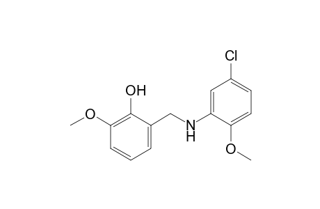 alpha-(5-CHLORO-o-ANISIDINO)-6-METHOXY-o-CRESOL