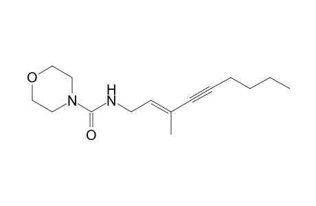 Morpholine-4-carboxylic acid (3-methylnon-2-en-4-ynyl)amide