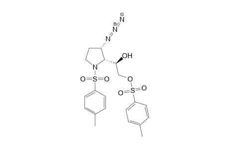 (2R,3S,2'R)-N-Tosyl-2-(1'-tosyloxy-2'-hydroxyethyl)-3-azidepyrrolidine