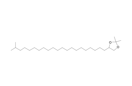 22-Methyl-tricosane-1,2-diol, isopropylidene derivative