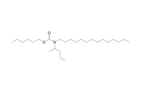 Carbonic acid, monoamide, N-(2-pentyl)-N-tetradecyl-, hexyl ester