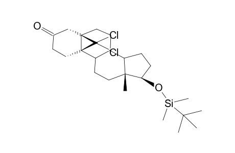 17B-TERT-BUTYLDIMETHYLSILOXY-19,19-DICHLORO-5B,19-CYCLOANDROSTAN-3-ONE