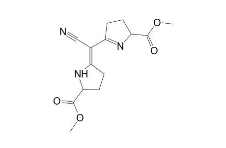 5-[Cyano(5-methoxycarbonylpyrrolidin-2-ylidene)methyl]-3,4-dihydro-2H-pyrrole-2-carboxylic acid, methyl ester