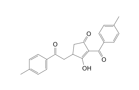 3-Hydroxy-2-(4-methylbenzoyl)-4-(4-methylphenacyl)cyclopent-2-ene-1-one