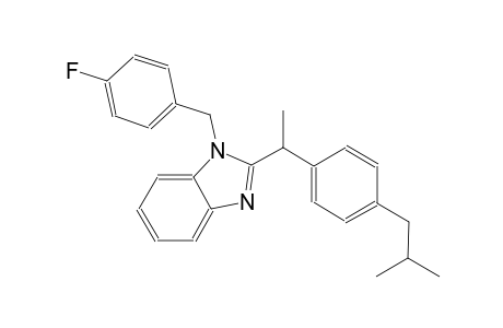 1-(4-fluorobenzyl)-2-[1-(4-isobutylphenyl)ethyl]-1H-benzimidazole