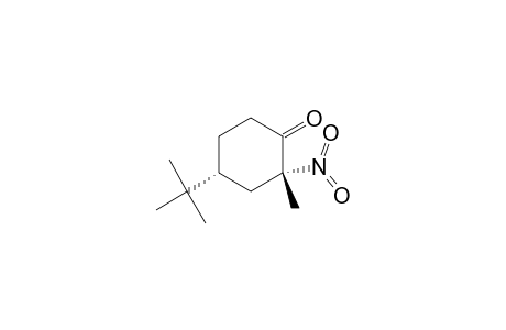 Cyclohexanone, 4-(1,1-dimethylethyl)-2-methyl-2-nitro-, trans-