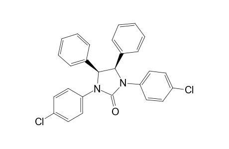 meso-1,3-bis(p-chlorophenyl)-4,5-diphenyl-2-imidazolidinone