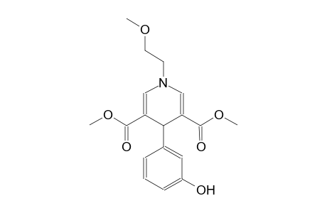 dimethyl 4-(3-hydroxyphenyl)-1-(2-methoxyethyl)-1,4-dihydro-3,5-pyridinedicarboxylate