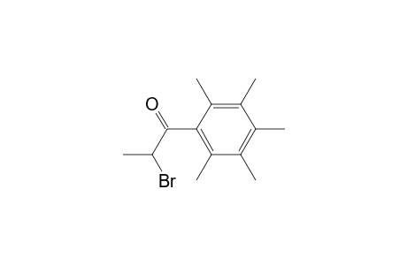 2-Bromanyl-1-(2,3,4,5,6-pentamethylphenyl)propan-1-one