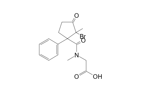 [(2-bromo-2-methyl-3-oxo-1-phenyl-cyclopentanecarbonyl)-methyl-amino]-acetic acid