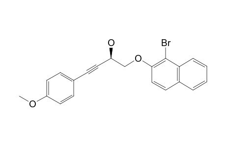 1-(1-BROMONAPHTH-2-YLOXY)-4-(4-METHOXYBENZENE)-BUT-3-YN-2-OL