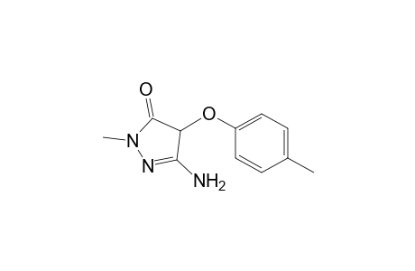 3-Amino-1-methyl-4-(p-tolyloxy)-1H-pyrazol-5(4H)-one