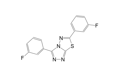 [1,2,4]triazolo[3,4-b][1,3,4]thiadiazole, 3,6-bis(3-fluorophenyl)-