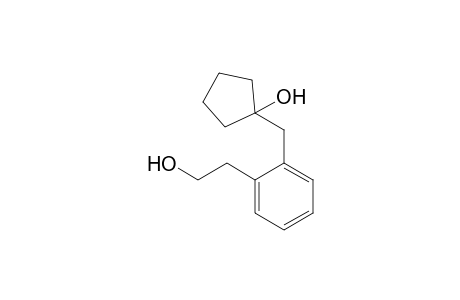 1-[2-(2-Hydroxyethyl)benzyl]cyclopentanol