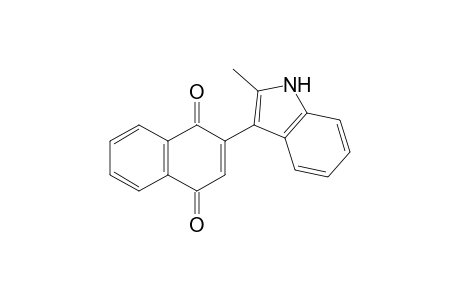 2-(2-Methyl-1H-indol-3-yl)-1,4-naphthoquinone