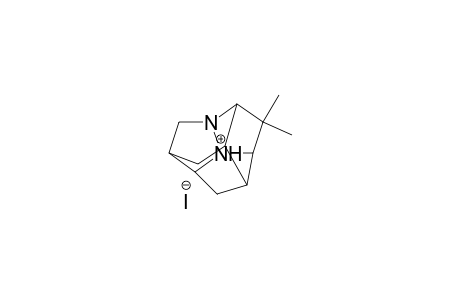 11,11-dimethyl-1-azonia-9-azapentacyclo[7.3.0.0(2,7).0(4,12).0(5,10)]dodecane iodide