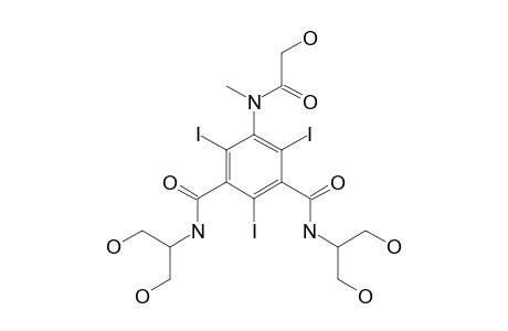 N,N'-BIS-(1,3-DIHYDROXY-2-PROPYL)-5-[(N-METHYL)-HYDROXYACETAMIDO]-2,4,6-TRIIODOISOPHTHALDIAMIDE