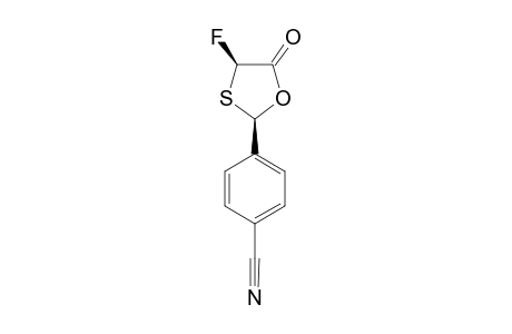 2-(4-CYANOPHENYL)-4-FLUORO-1,3-OXATHIOLAN-5-ONE;CIS-ISOMER