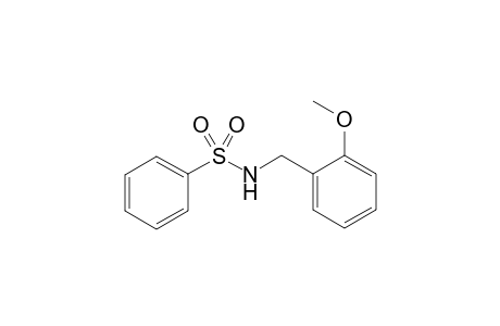 N-[(2-methoxyphenyl)methyl]benzenesulfonamide