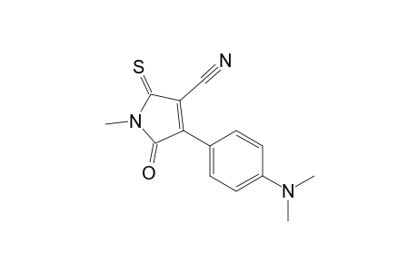 3-Cyano-1-methyl-4-(4-dimethylaminophenyl)-2,5-dihydro-5-oxopyrrole-2-thione