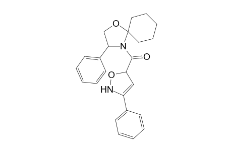 (4RS)-2,2-Pentamethylene-4-phenyl-3-[(5SR)-3-phenyl-2-isoxazoline-5-carbonyl]oxazolidine