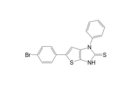 1-phenyl-5-(4-bromophenyl)-2,3-dihydro-2-thioxothieno[2,3-d]imidazole