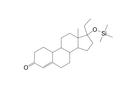 19-Nor-17.alpha.-pregn-4-en-3-one, 17-(trimethylsiloxy)-