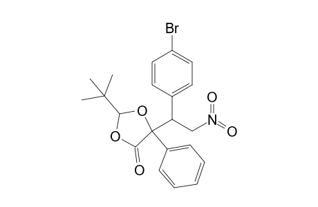 2-tert-Butyl-5-phenyl-5-[2-nitro-1-(4-bromophenyl)ethyl]-1,3-dioxolan-4-one