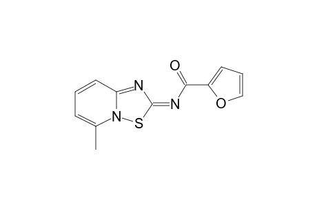 2-Furancarboxamide, N-(5-methyl-2H-[1,2,4]thiadiazolo[2,3-a]pyridin-2-yliden)-