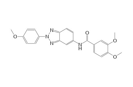 benzamide, 3,4-dimethoxy-N-[2-(4-methoxyphenyl)-2H-1,2,3-benzotriazol-5-yl]-
