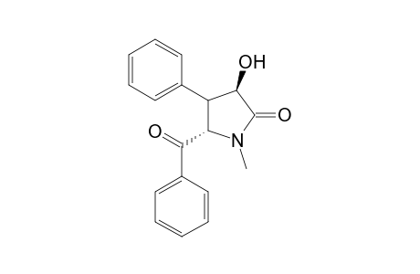 Neoclausenamidone (2-Benzyl-3-phenyl-4-hydroxy-1-methylpyrrolidin-5-one) isomer