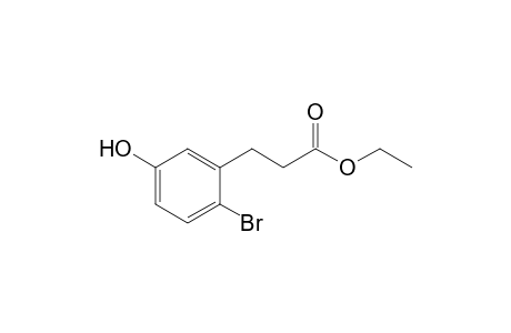 Ethyl 3-(2-bromo-5-hydroxyphenyl)propanoate