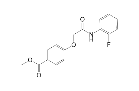 Benzoic acid, 4-[(2-fluorophenylcarbamoyl)methoxy]-, methyl ester
