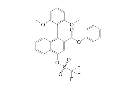 Phenyl 1-(2,6-Dimethoxyphenyl)-4-(trifluoromethylsulfonyloxy)-2-naphthoate