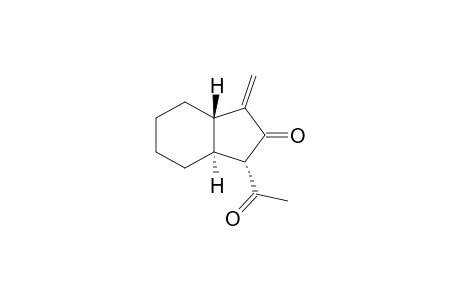 (1S,6S,7S)-7-Acetyl-9-methylene-bicyclo[4.3.0]nonan-8-one