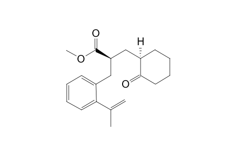Methyl (2SR)-2-(2-Isopropenylbenzyl)-3-[(1SR)-2-oxocyclohexyl]propanoate