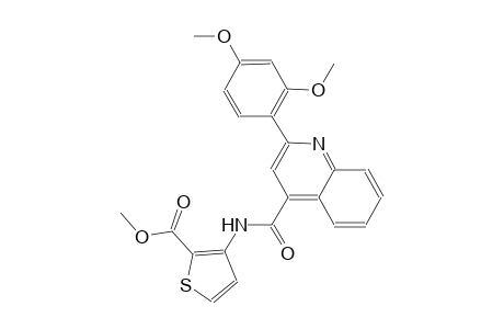 methyl 3-({[2-(2,4-dimethoxyphenyl)-4-quinolinyl]carbonyl}amino)-2-thiophenecarboxylate