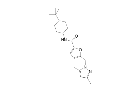 N-(4-tert-butylcyclohexyl)-5-[(3,5-dimethyl-1-pyrazolyl)methyl]-2-furancarboxamide