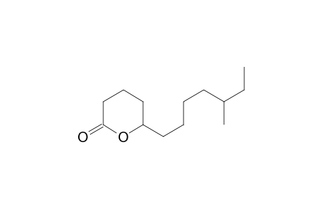 3,4,5,6-Tetrahydro-6-(5-methylheptyl)pyran-2(2H)-one