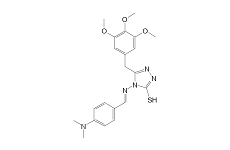 4-{(E)-[4-(Dimethylamino)benzylidene]amino}-5-(3,4,5-trimethoxybenzyl)-4H-1,2,4-triazole-3-thiol