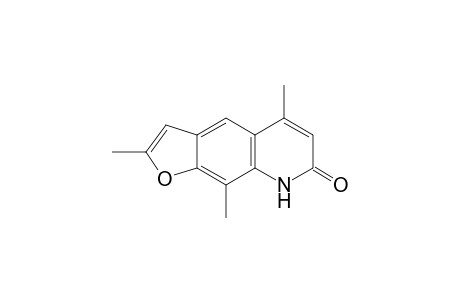 2,5,9-trimethyl-8H-furo[3,2-g]quinolin-7-one