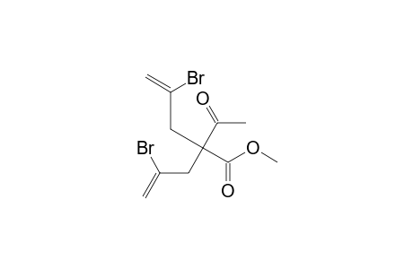 2-Acetyl-4-bromo-2-(2-bromoallyl)pent-4-enoic acid methyl ester