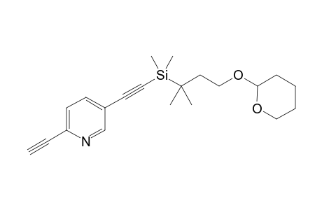 5-{[ [1',1'-Dimethyl-3'-(tetrahydro-2'H-pyran-2'-yloxy)propyl]dimethylsilyl}-2-ethynyl]pyridine