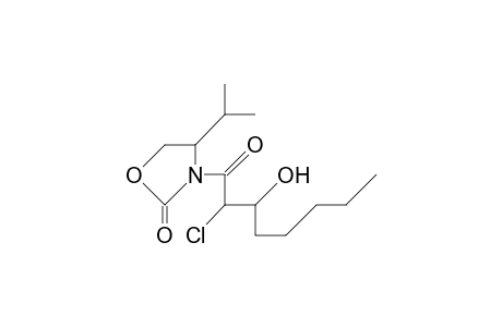 (2(R)-Chloro-3(S)-hydroxy-octanoyl)-4(S)-isopropyl-2-oxazolidinone