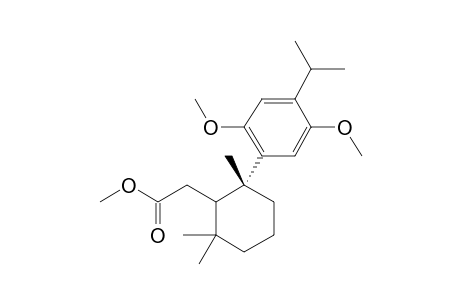 METHYL-2-(2,5-DIMETHOXY-4-ISOPROPYL-PHENYL)-2,6,6-TRIMETHYL-CYCLOHEXYL-ETHANOATE