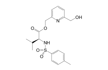 [6-(hydroxymethyl)-2-pyridyl]methyl (2S)-3-methyl-2-(p-tolylsulfonylamino)butanoate