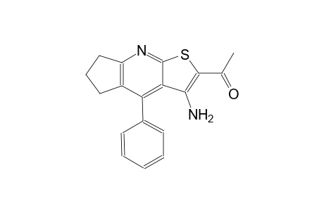 1-(3-amino-4-phenyl-6,7-dihydro-5H-cyclopenta[b]thieno[3,2-e]pyridin-2-yl)ethanone